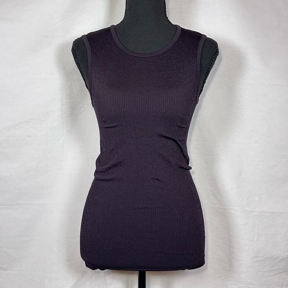 Athleta Deep Purple Ribbed Tank